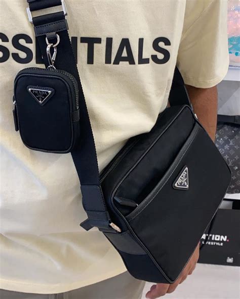 prada cross body bag men